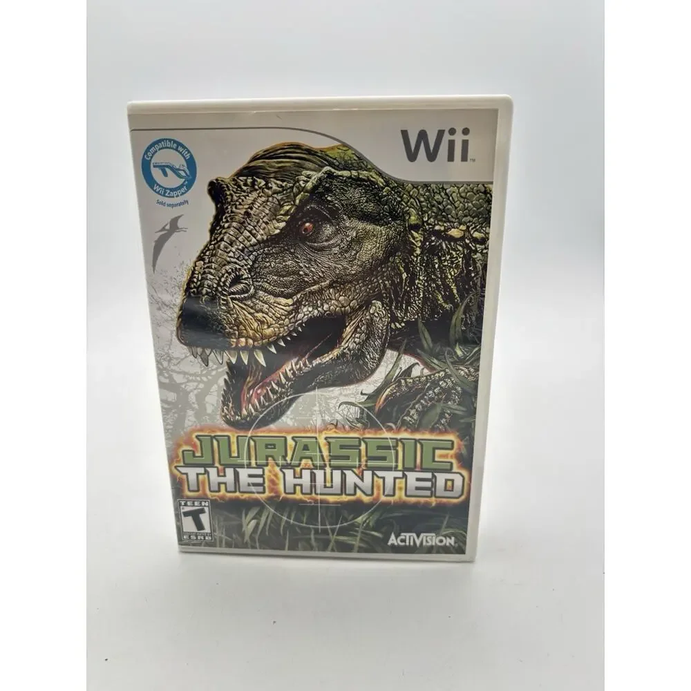 Jurassic: The Hunted (Nintendo Wii, 2009) Complete w/ Manual - Tested Working